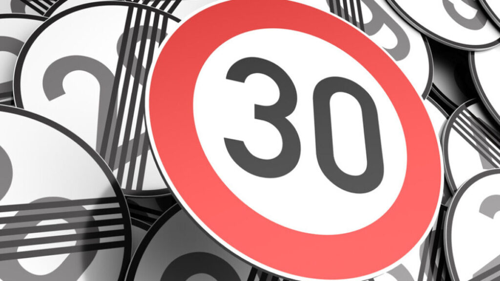 Nuevos límite de velocidad en vías urbanas