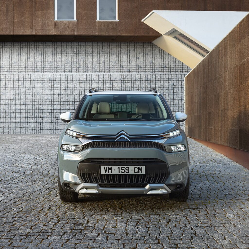 La parte delantera del nuevo SUV Citroën C3 Aircross