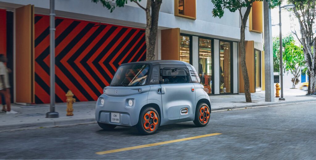 El Citroën AMI resuelve la necesidad de desplazarse de un modo ágil y sin restricciones en el centro de las grandes ciudades